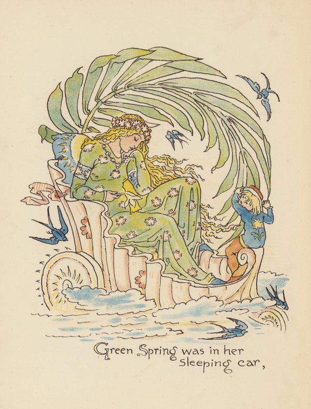 Illustratie voor Legends for Lionel door Walter Crane door Walter (after) Crane