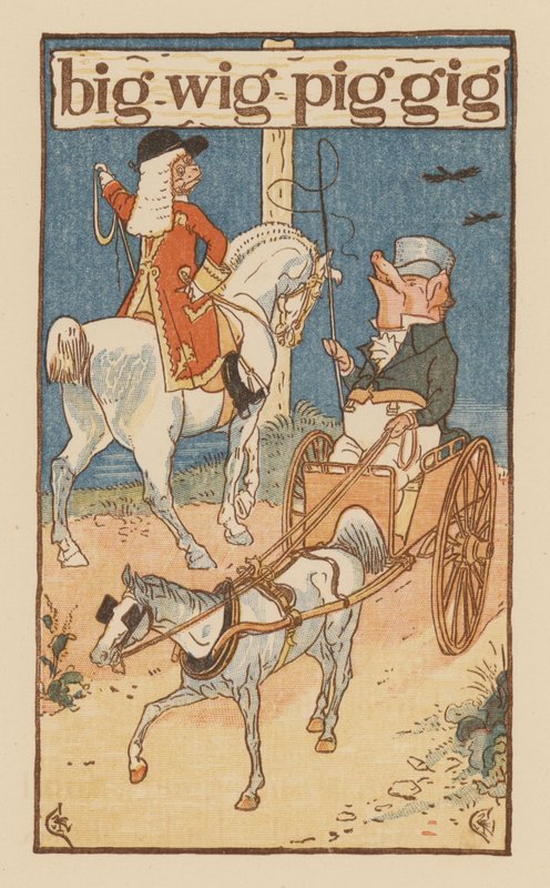 Pagina uit De Gouden Primer door Walter (after) Crane