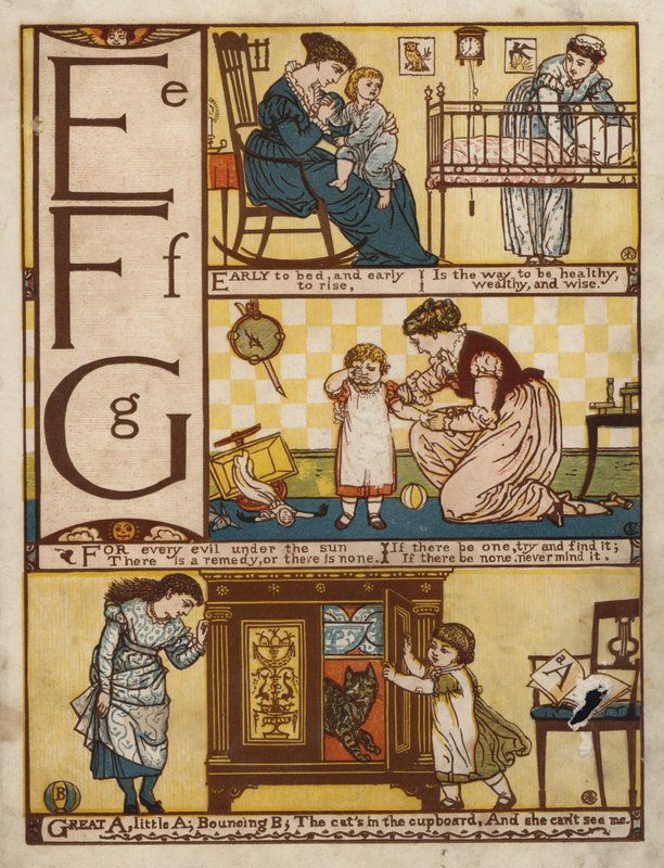 Alfabet door Walter Crane