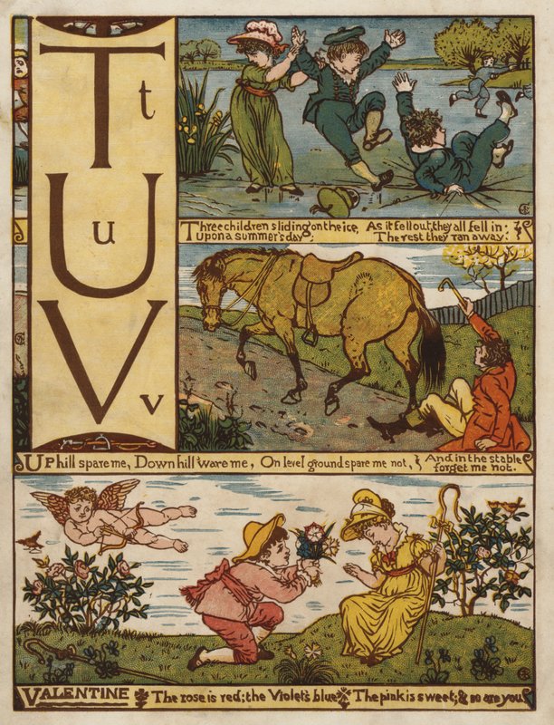 Alfabet door Walter Crane