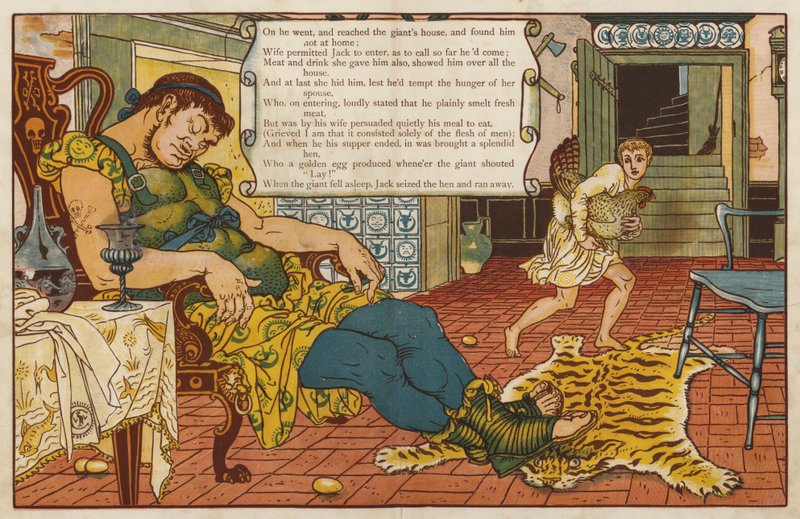 Jack en de bonenstaak door Walter Crane