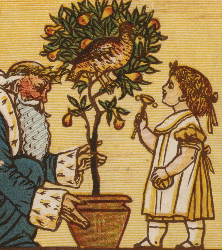 Patrijs in een Perenboom door Walter Crane