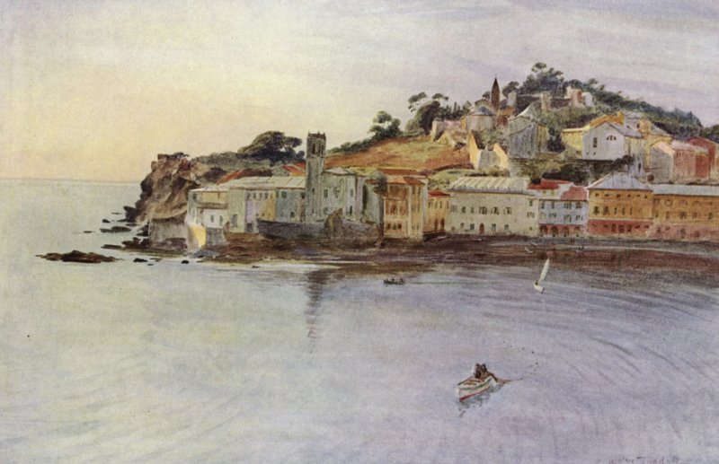 La Penisola, Sestri Levante door Walter Frederick Roofe Tyndale