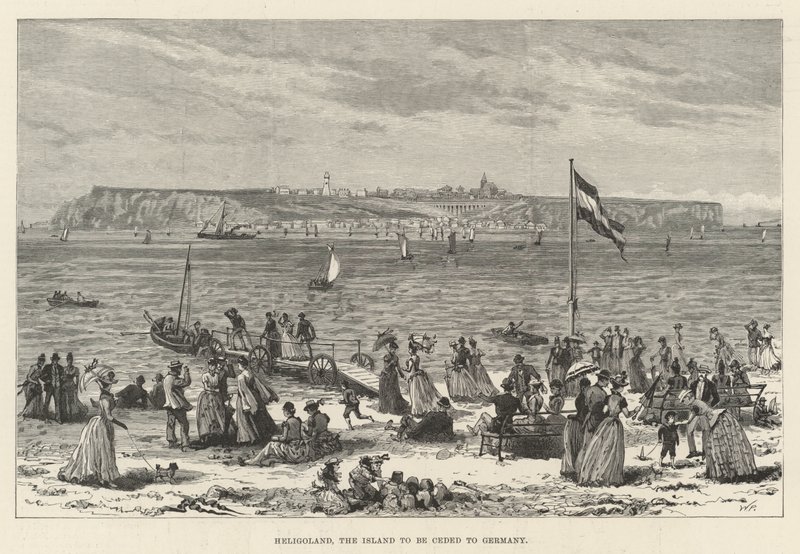 Helgoland, het eiland dat aan Duitsland wordt afgestaan door Walter Paget