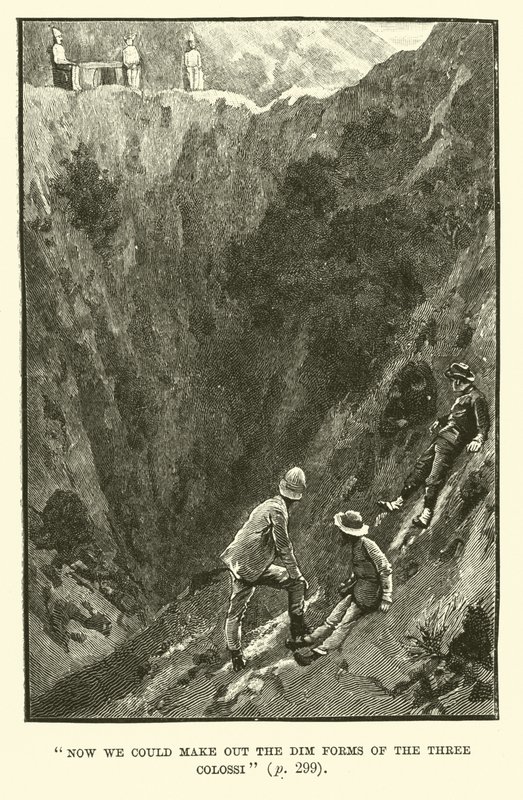 Illustratie voor King Solomons Mines door H. Rider Haggard door Walter Paget