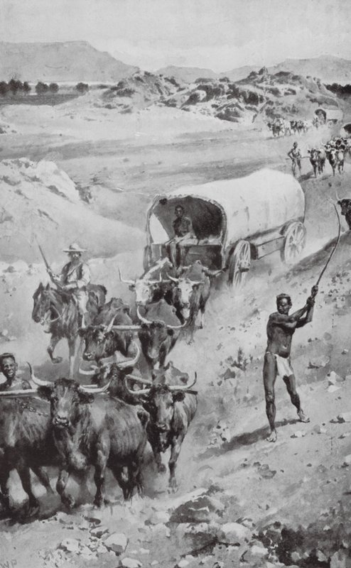 De Grote Boeren Trek naar Natal in 1835-36 door Walter Paget