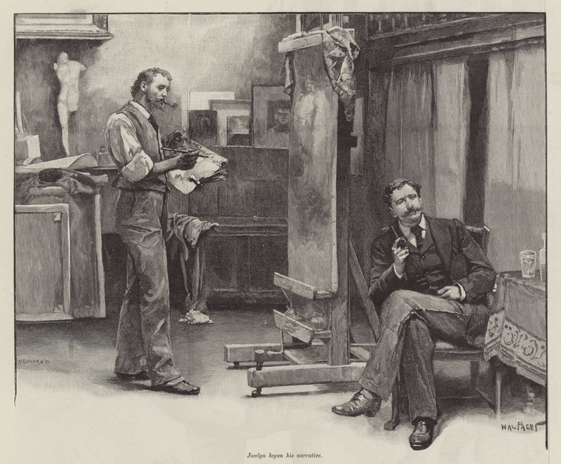 De achtervolging van de geliefde, door Thomas Hardy door Walter Paget