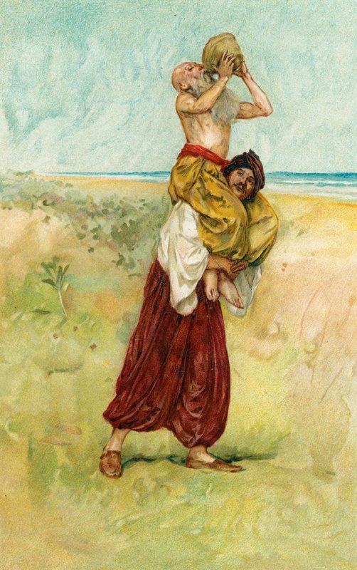 De Arabische Nachten: Sindbad de Zeeman door Walter Stanley Paget