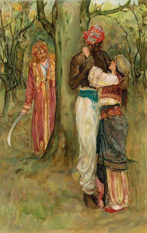 De Arabische Nachten: Het Verhaal van de Visser door Walter Stanley Paget