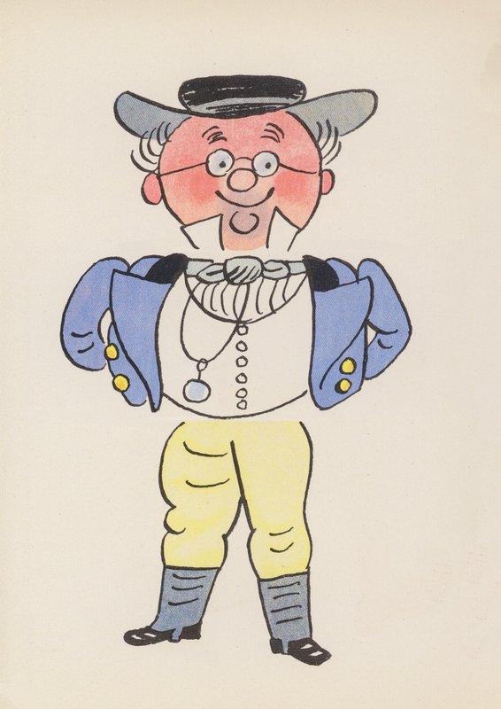 Figuren uit Kinderboeken: Mr Pickwick door Walter Trier
