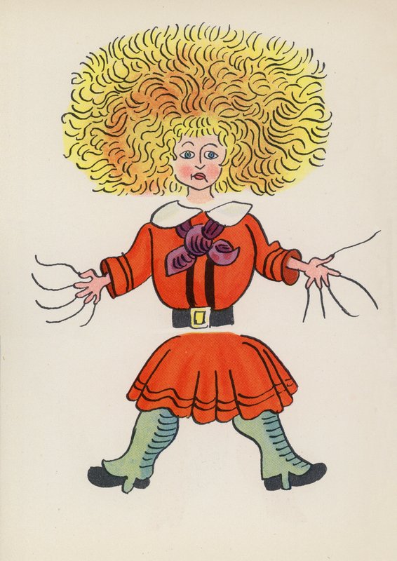 Figuren uit kinderboeken: Struwwelpeter door Walter Trier