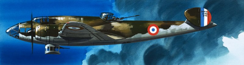 In het blauw: Franse vliegtuigen uit de Tweede Wereldoorlog door Wilf (20th century) Hardy