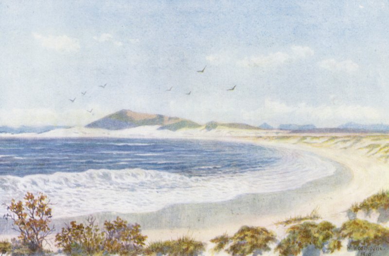 Blaauwberg en Hoofd van Tafelbaai door Wilhelm Westhofen