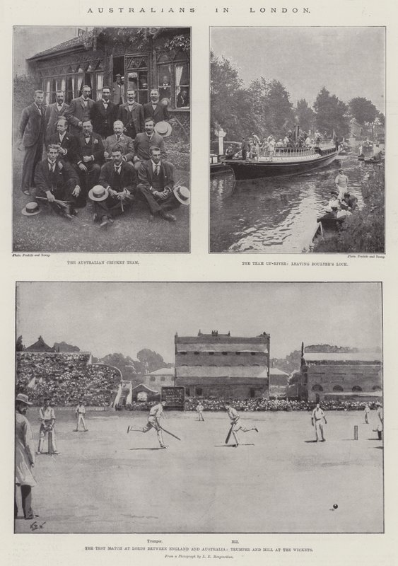 Australiërs in Londen door William Barnes Wollen