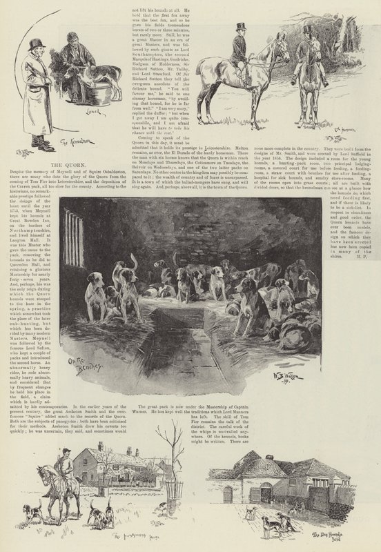 De Quorn door William Barnes Wollen