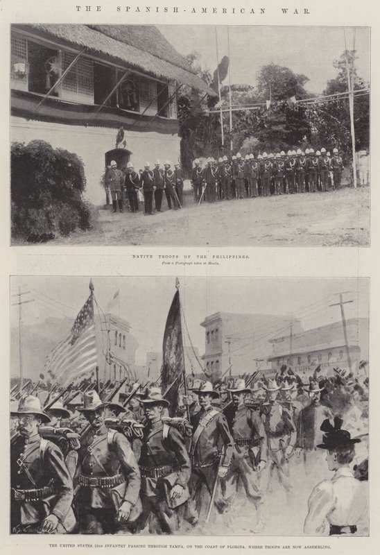 De Spaans-Amerikaanse Oorlog door William Barnes Wollen