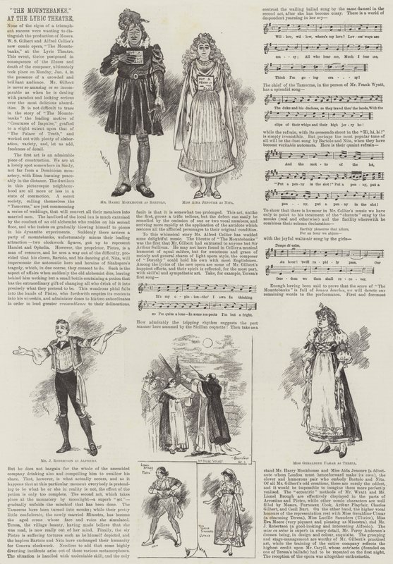 De kwakzalvers, in het Lyric Theatre door William Douglas Almond