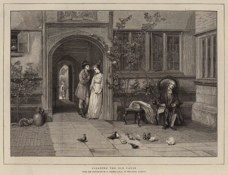 Het Oude Pleidooi door William Frederick Yeames