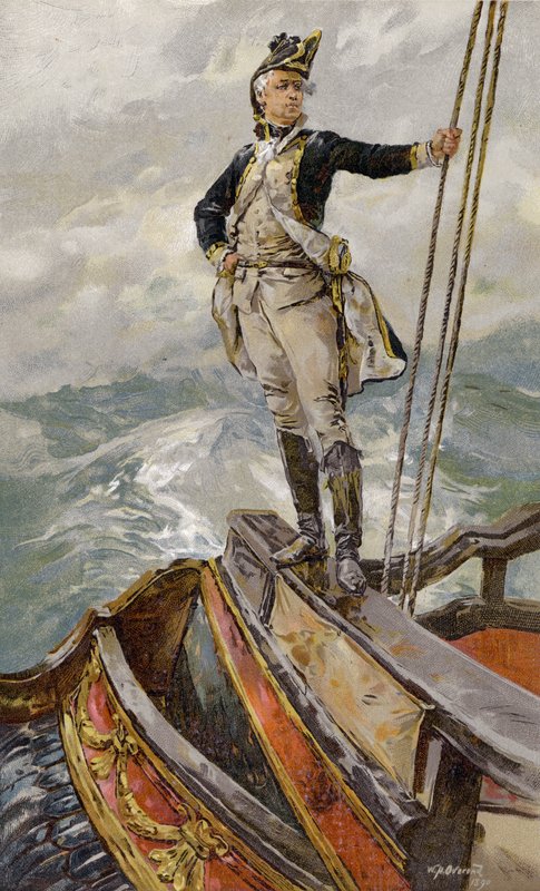 De kapitein van de kruiser door William Heysham Overend