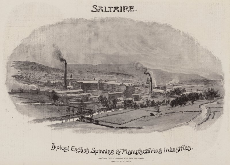 Advertentie, Saltaire door William Lionel Wyllie