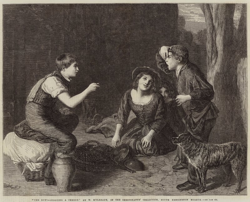 De Bil, schietend op een Kers door William Mulready