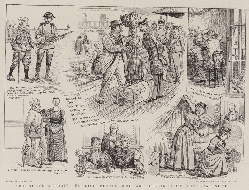 Bounders Abroad, Engelse mensen die niet geliefd zijn op het continent door William Ralston
