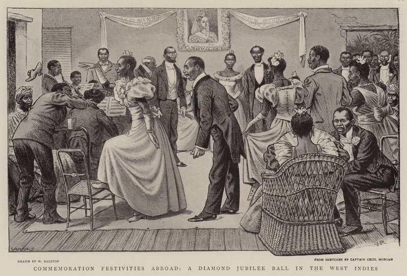 Jubileumbal in de West-Indië door William Ralston