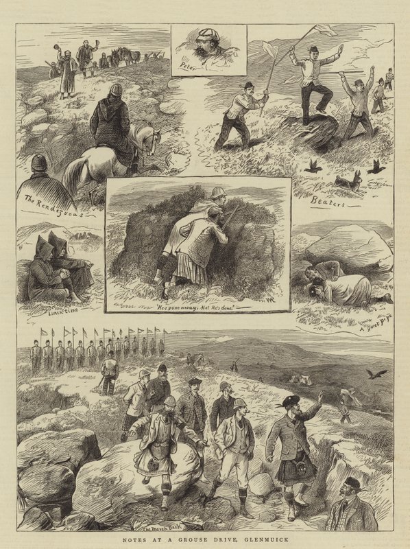 Aantekeningen bij een korhoenrit, Glenmuick door William Ralston