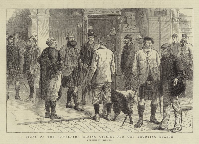 Tekenen van de Twaalfde, het inhuren van Gillies voor het jachtseizoen door William Ralston