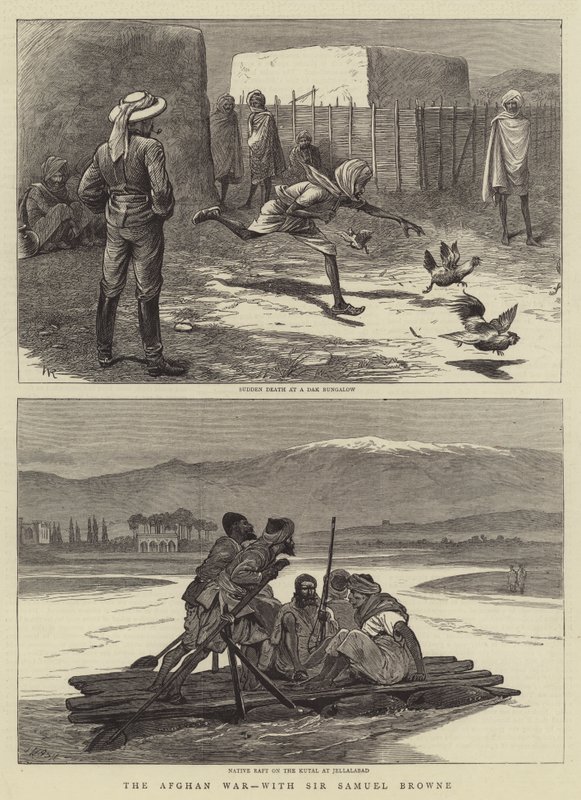De Afghaanse Oorlog, met Sir Samuel Browne door William Ralston