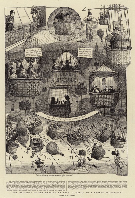 De geneugten van de gevangen ballon, een antwoord op een recent voorstel door William Ralston
