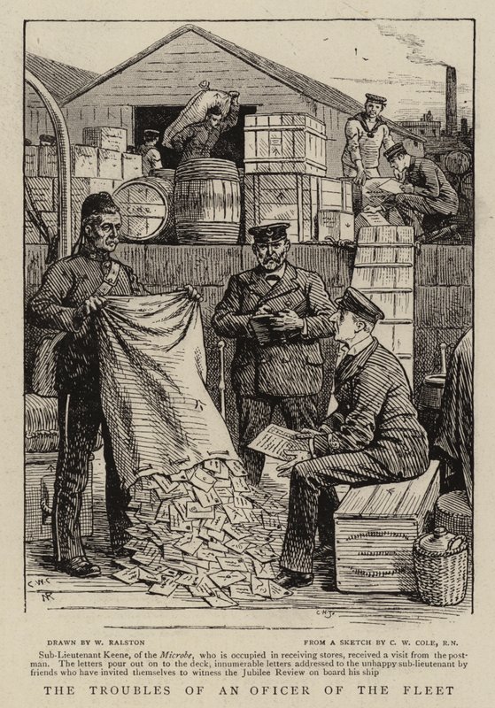 De problemen van een officier van de vloot door William Ralston