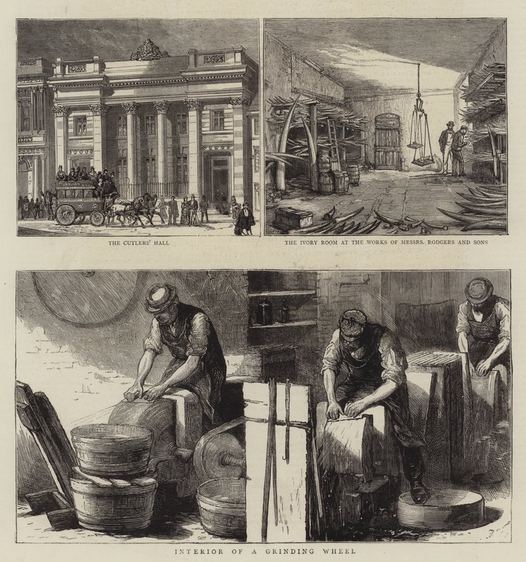 Gebouwen en Industrieën van Sheffield door William Small