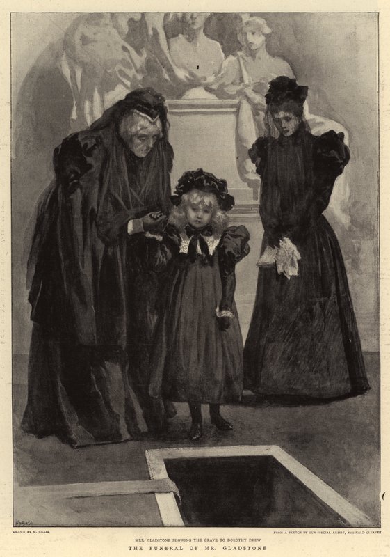 De begrafenis van Mr. Gladstone door William Small