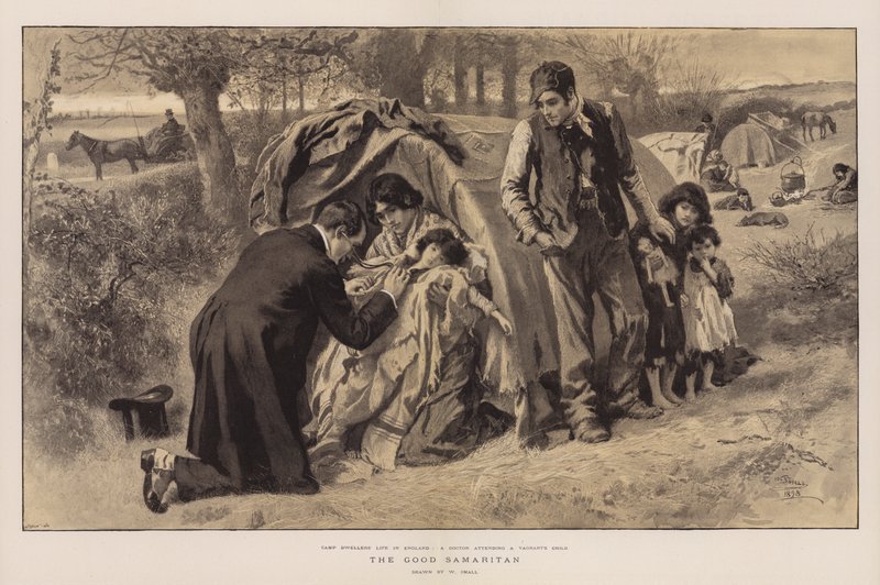 De barmhartige Samaritaan door William Small