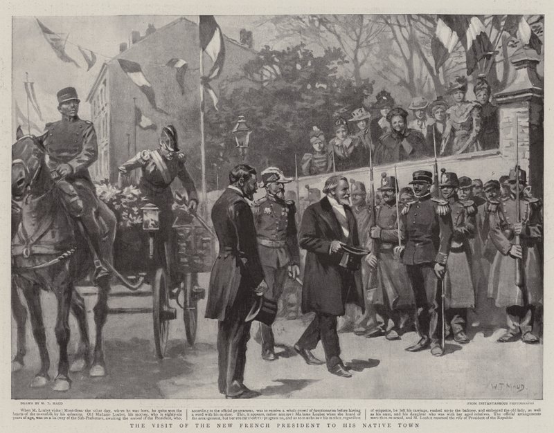 Het Bezoek van de Nieuwe Franse President aan zijn Geboortestad door William T. Maud
