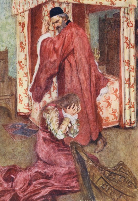 Romeo en Julia van Shakespeare: Act III, Scene V door William (after) Hatherell