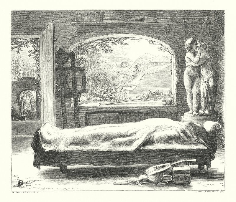 Het Verlaten Huis door William (after) Mulready
