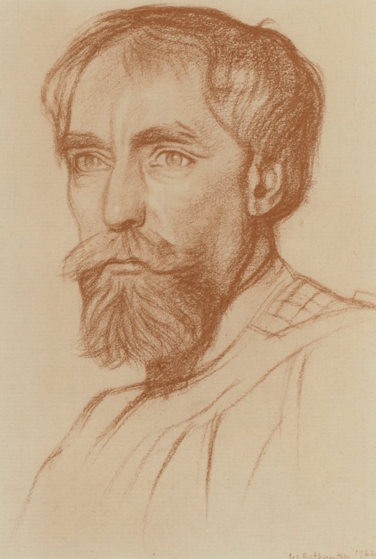 Augustus John, ARA door William (after) Rothenstein