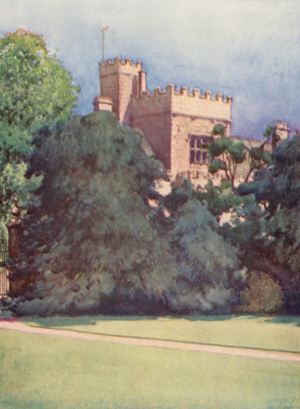 Wadham College vanuit de tuinen van Trinity College door William Ainsworth Wildman