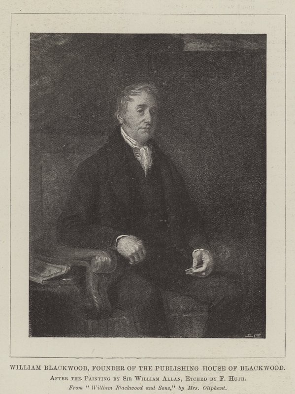 William Blackwood, Oprichter van het Uitgeverijhuis Blackwood door William Allan