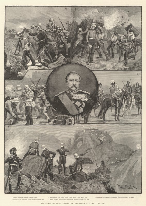 Incidenten uit de militaire carrière van Lord Napier van Magdala door William Barnes Wollen