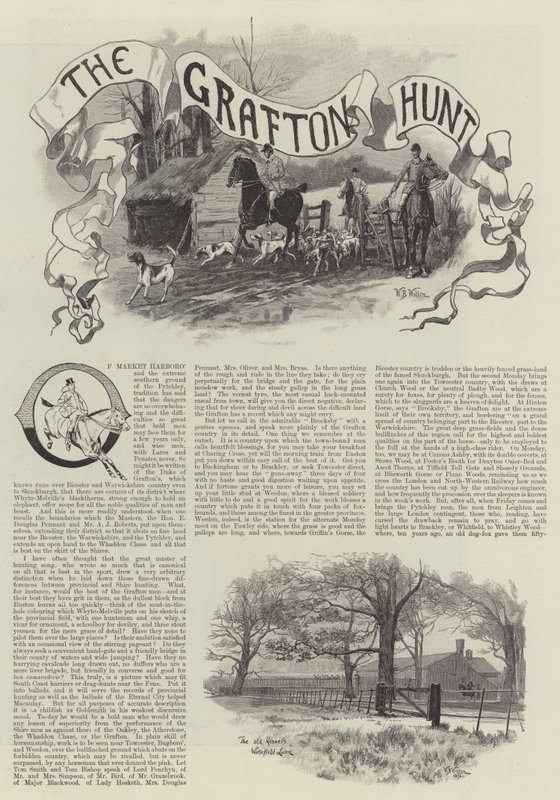 De Grafton Jacht door William Barnes Wollen