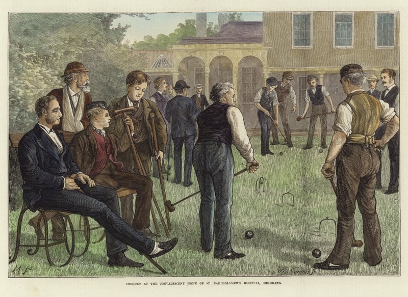 Croquet bij het herstellingsoord van het St Bartholomew