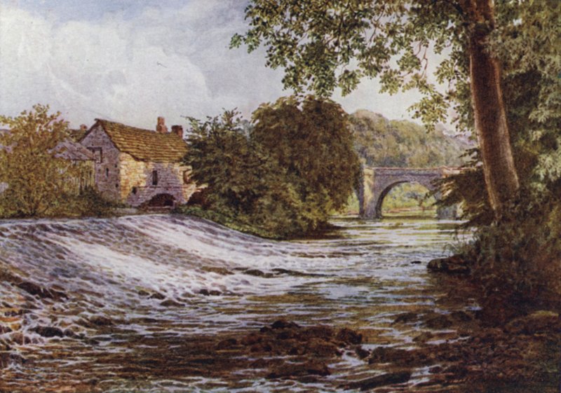 Op de Derwent, Baslow door William Biscombe Gardner
