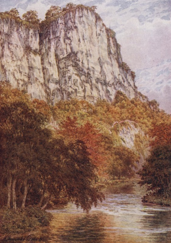 De Hoge Tor, Matlock (kleur litho) door William Biscombe Gardner