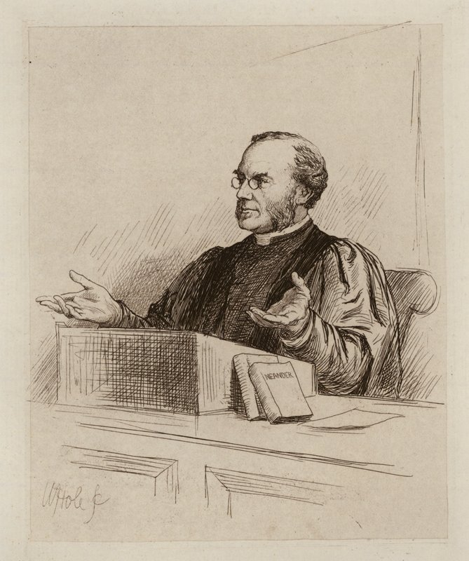 Malcolm Campbell Taylor, Professor in de Godgeleerdheid en Kerkgeschiedenis door William Brassey (after) Hole
