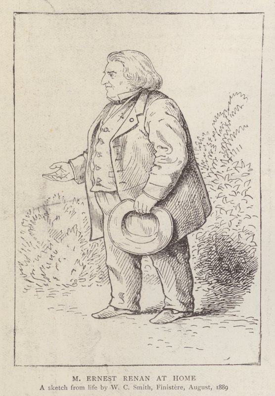 Ernest Renan, Franse filosoof en religieus historicus, thuis door William C. Smith