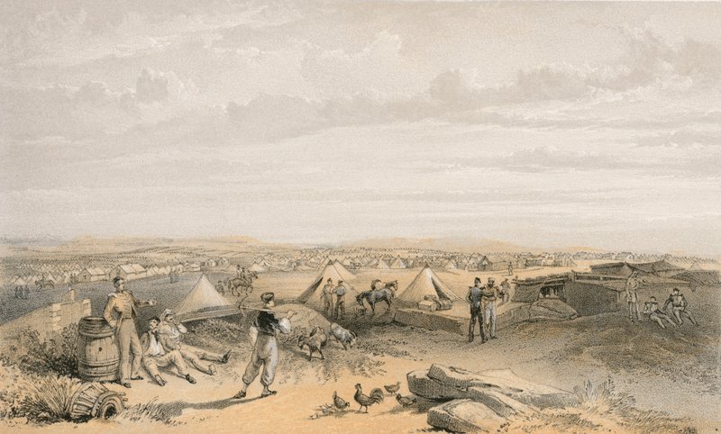 Kamp van de 4e Divisie, 15 juli 1855 door William Crimea Simpson