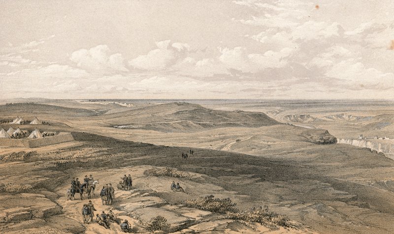 Het veld van Inkermann door William Crimea Simpson